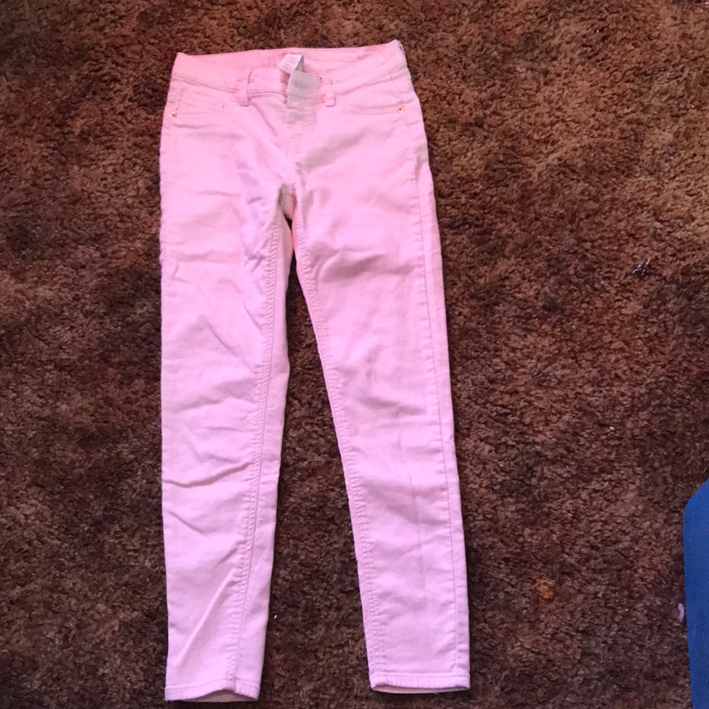 Pink light jeans
